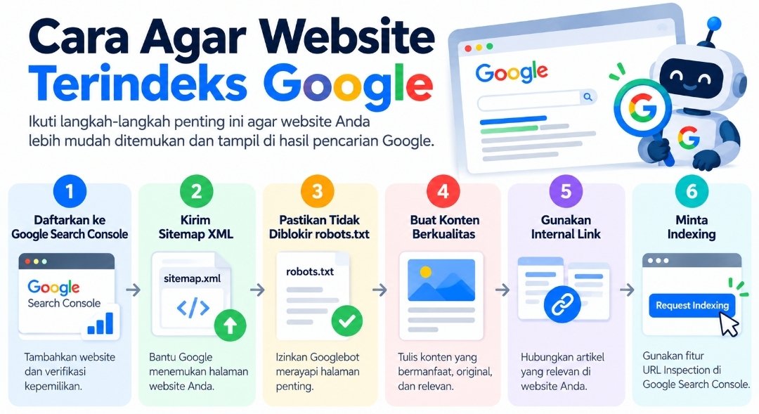 Cara Agar Website Terindeks Google: Panduan SEO Lengkap untuk Pemula